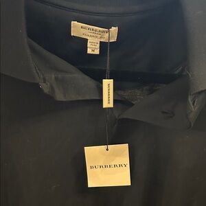 Burberry Classic Black Polo Shirt for Men